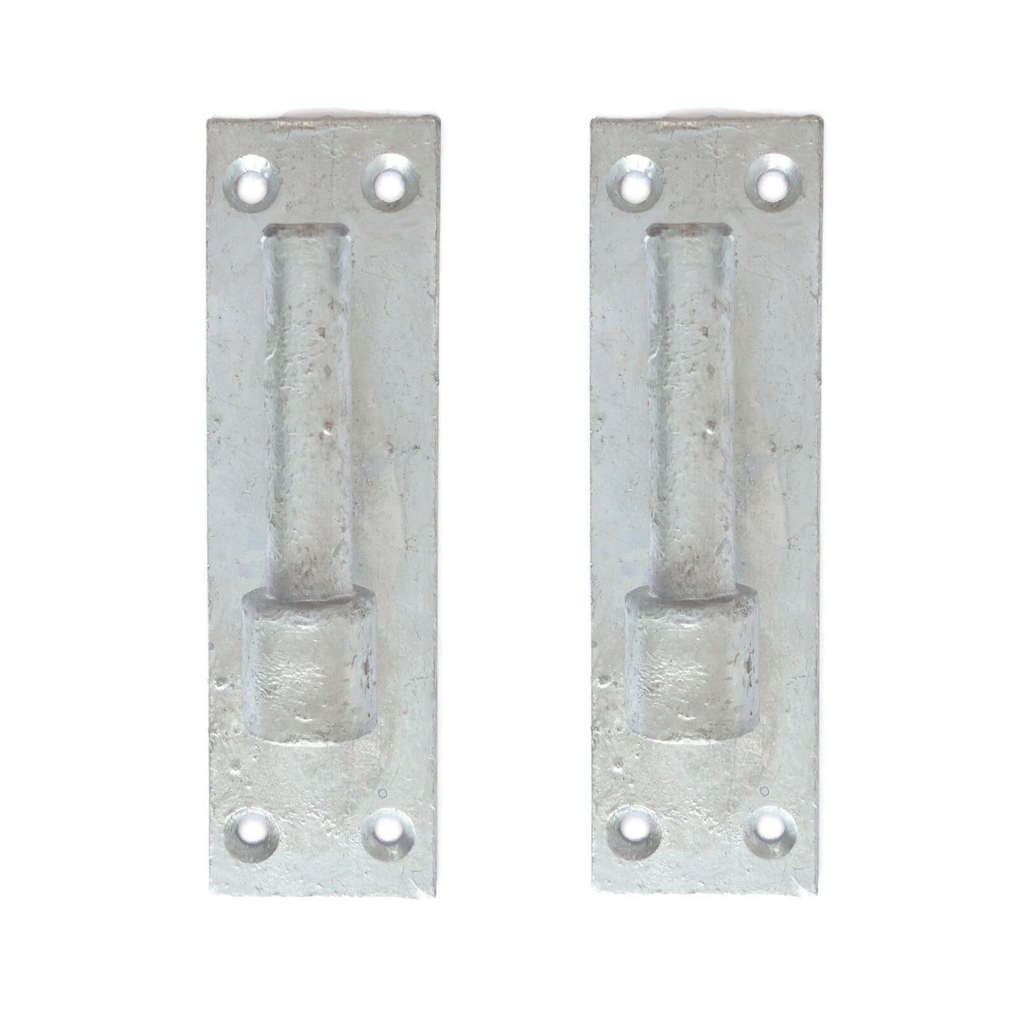 16" 400mm Heavy Duty Hook and Band Gate Hinges Garden Shed Galvanised or Black