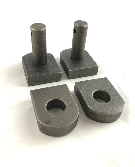 Weld On Gate Hook & Eye Set – 2 Hooks 2 Eyes – Steel – M10 to M25 – Heavy Duty