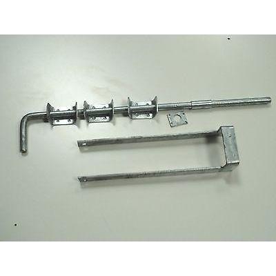 Gate Lock - 14" Throw Over Loop & 24" Drop Bolt |TTCWM