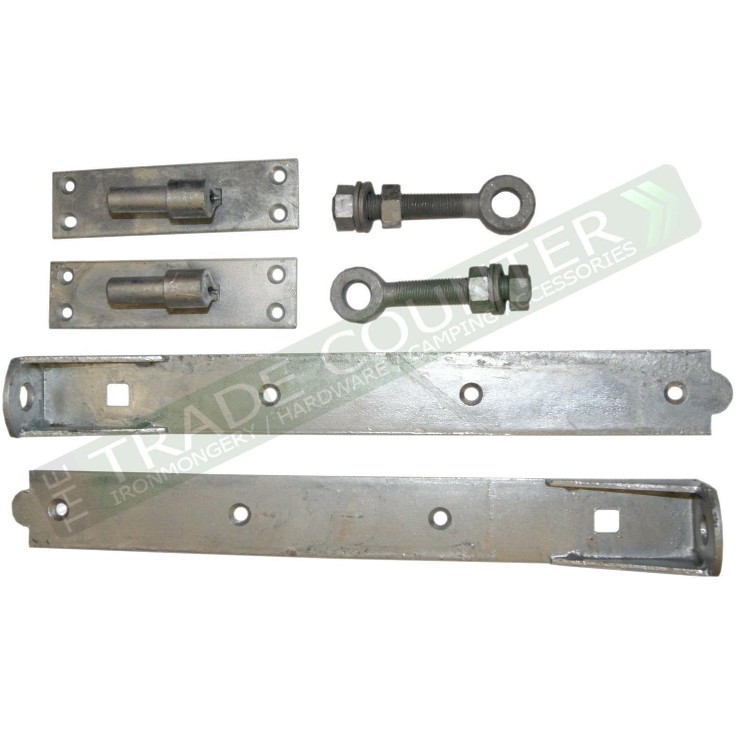 Gate Hinges - Adjustable Hinges - Galv or Black