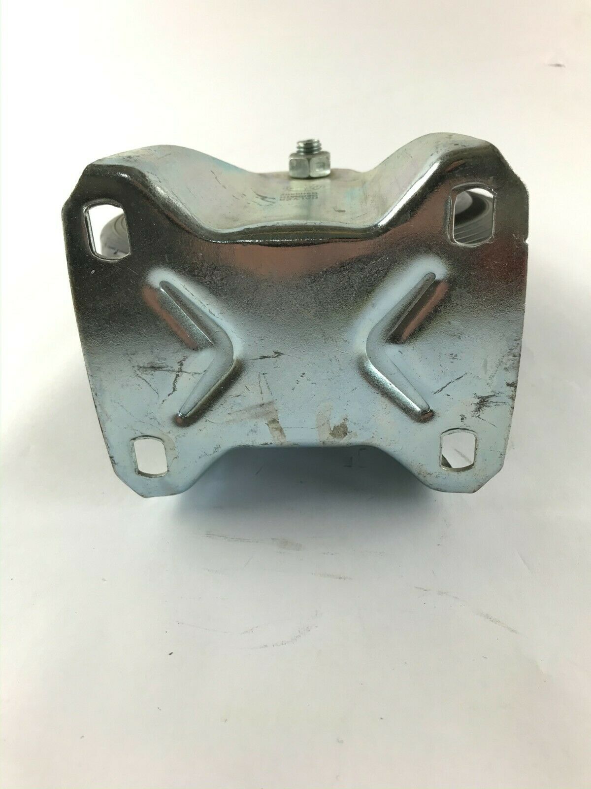 Heavy Duty Fixed Caster Rubber Wheel Needle Bearing 8 Inch 20 cm Halver Gerrath