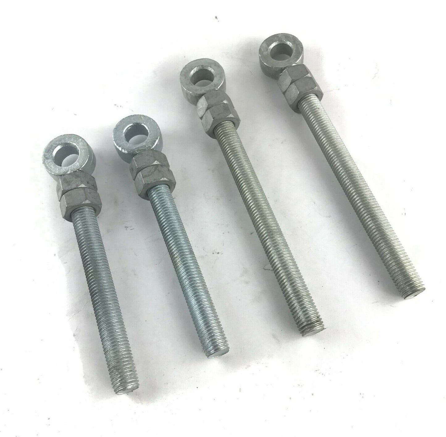 Adjustable Eye Bolts Gate Hinge Hanger x 2 Pin 19mm x 8" / 200mm & 10" / 250mm