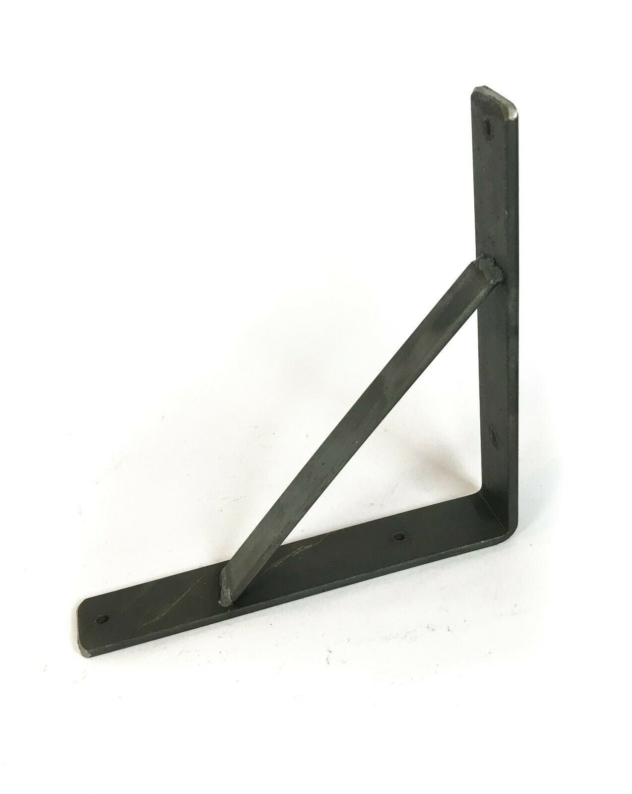 Heavy-Duty Scaffold Board Shelf Brackets with Welded Brace & Fixings – UK Made (8″, 10″ or 12″)