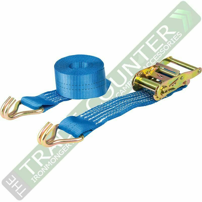 Ratchet Straps Heavy Duty 4 x Tie Down Size 7m x 50mm 2000kg WARRIOR BDSL