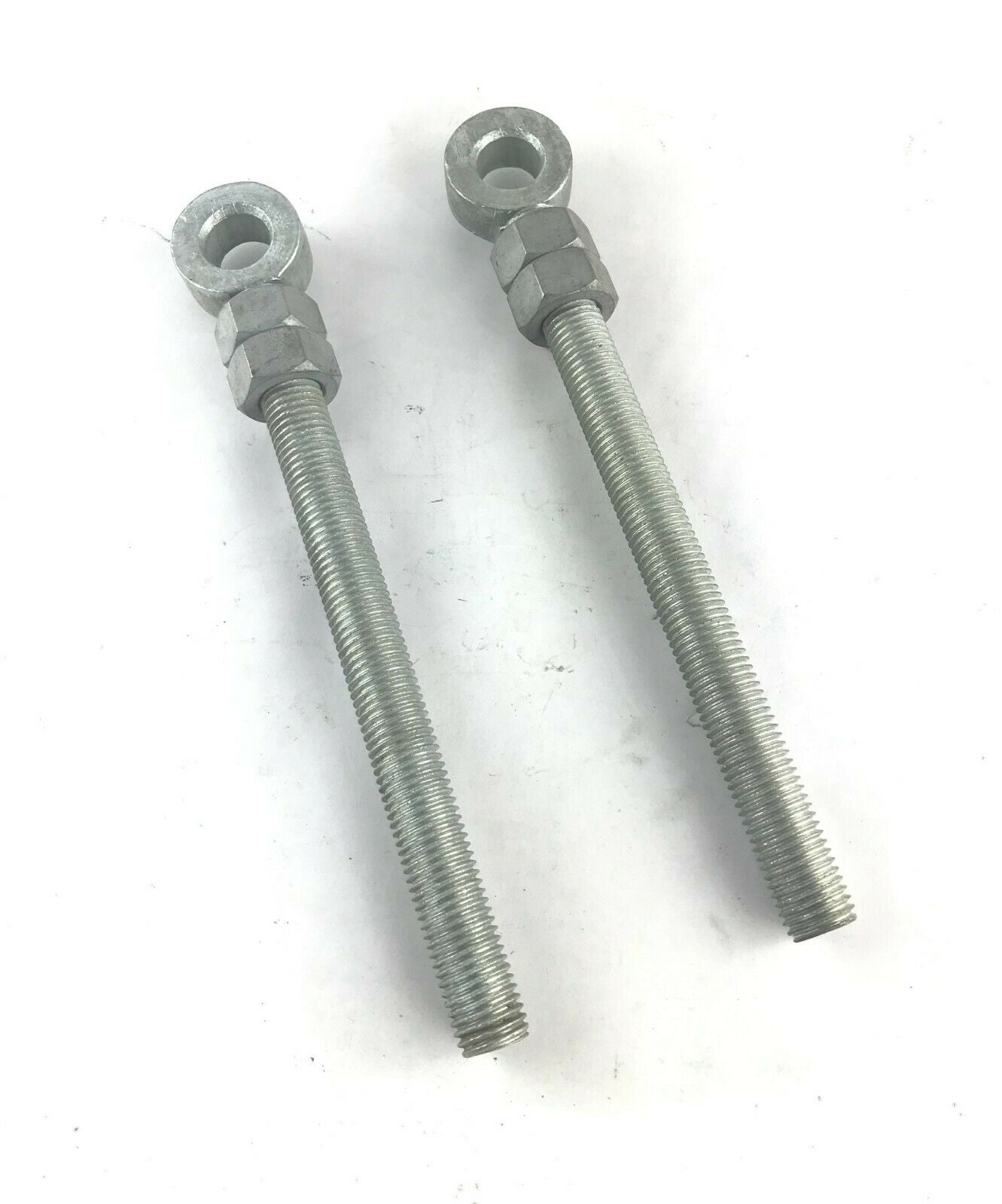 Adjustable Eye Bolts Gate Hinge Hanger x 2 Pin 19mm x 8" / 200mm & 10" / 250mm