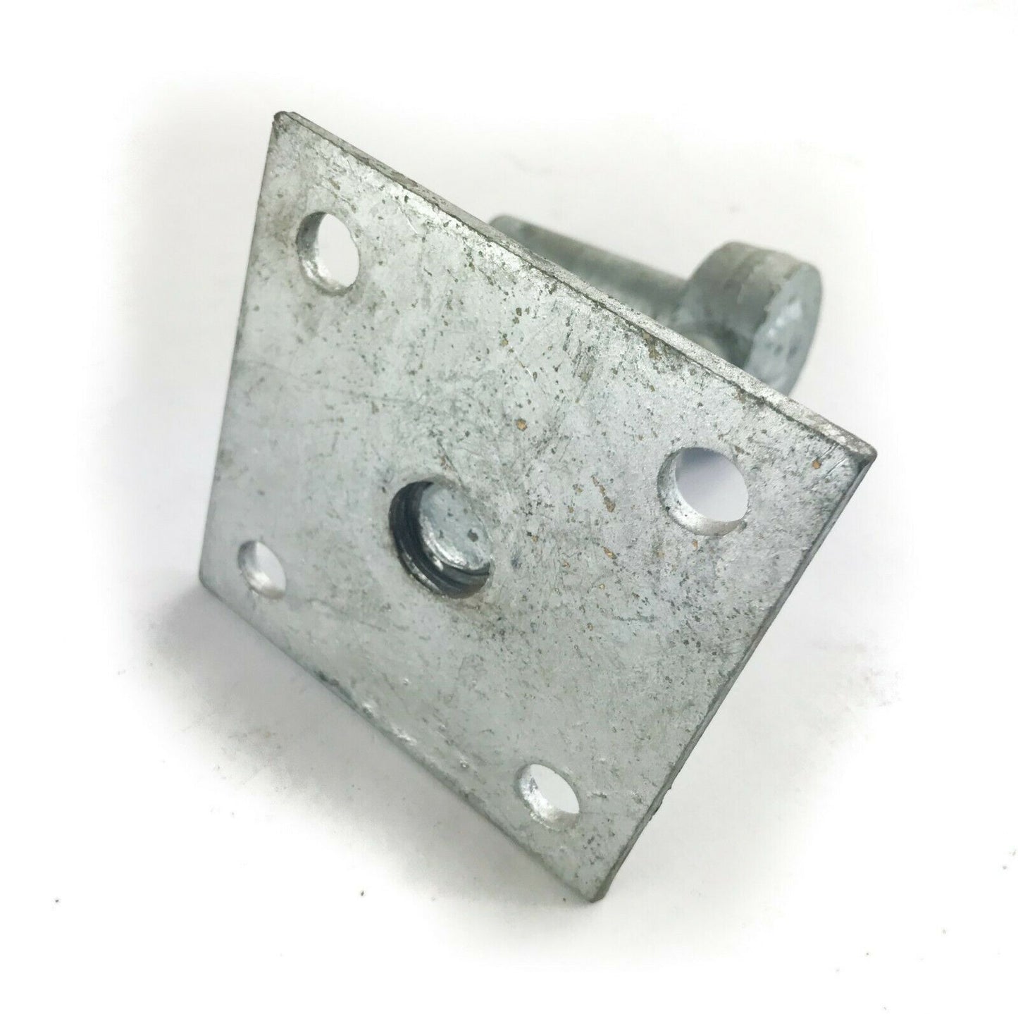 Adjustable Hook On Plate Gate Hanger 100mm 4" Square Pin 19mm Heavy Duty Galv