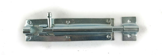Tower Bolt Garden Gate Slide Shed Door Barrel Lock Catch Zinc 150mm 6"