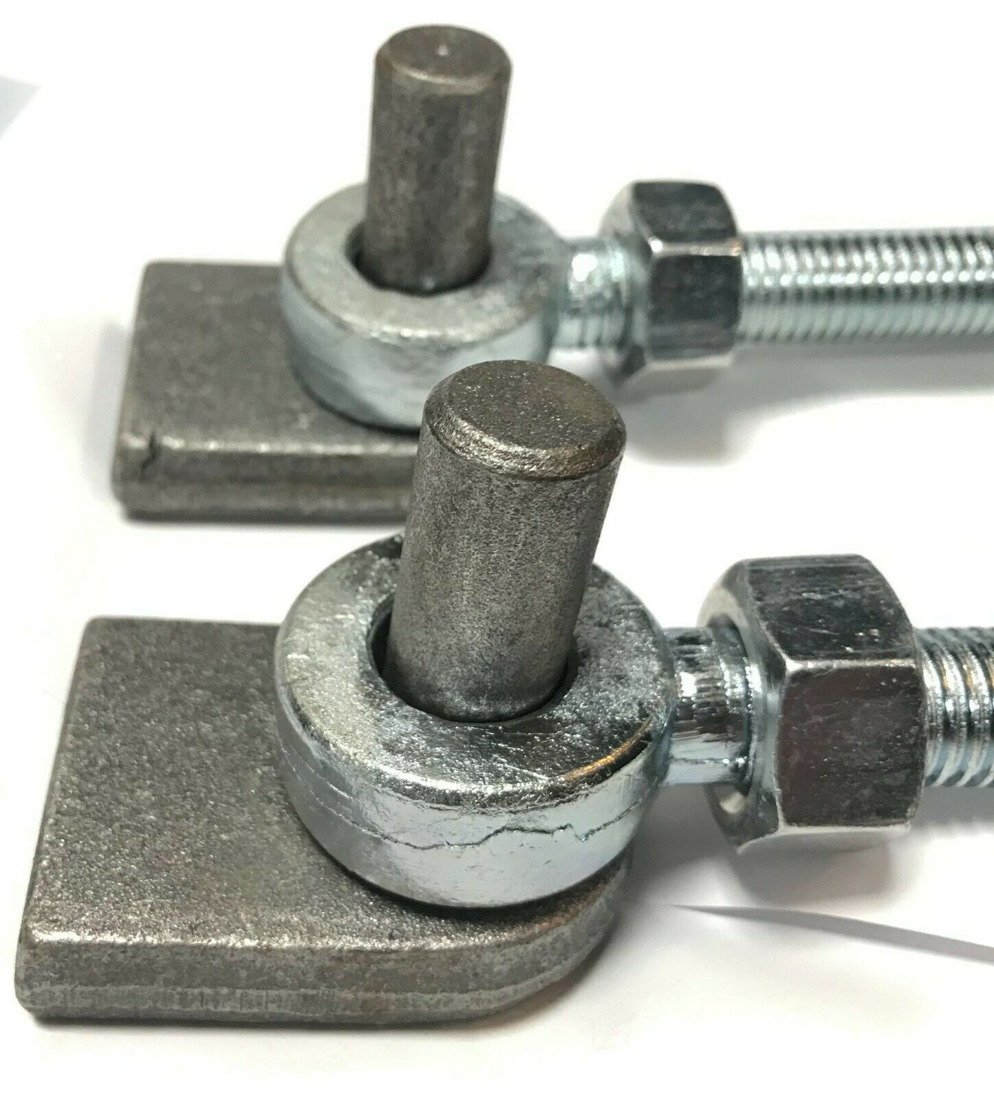 Weld on Gate Hinge Hanger 19mm Pins & Adjustable Gate Eye Bolts 19mm x 152mm