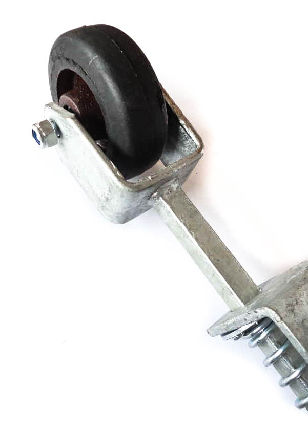 Heavy Duty Gate Wheel Spring Loaded - Galvanised (Support / Jockey / Door)