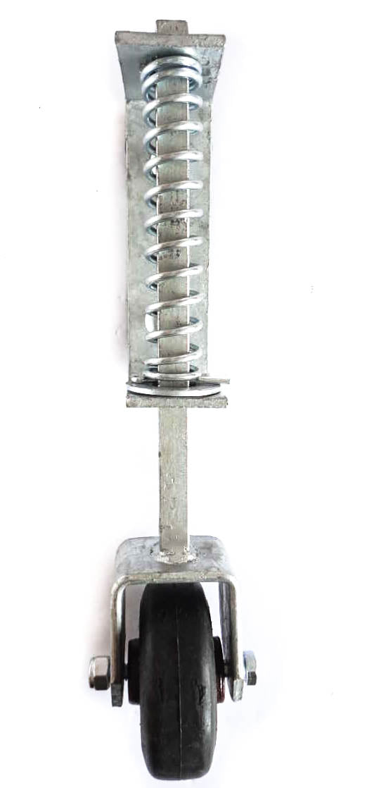 Heavy Duty Gate Wheel Spring Loaded - Galvanised (Support / Jockey / Door)