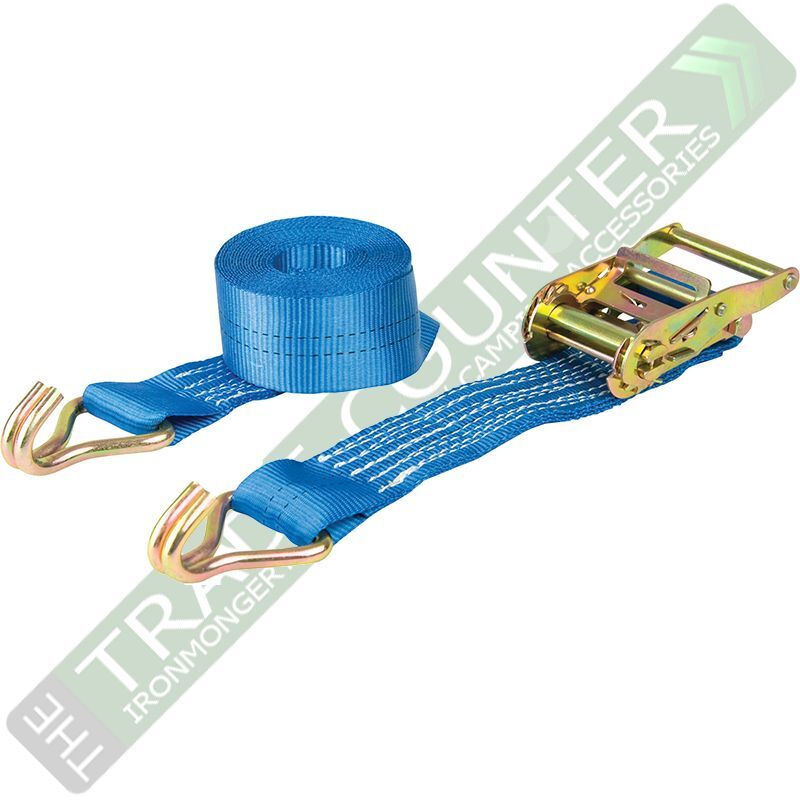 Ratchet Straps x 6 Heavy Duty Size 7m x 50mm 2000kg  WARRIOR  BDV1574CP  BDSL