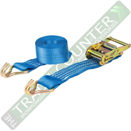 Ratchet Straps x 6 Heavy Duty Size 7m x 50mm 2000kg  WARRIOR  BDV1574CP  BDSL