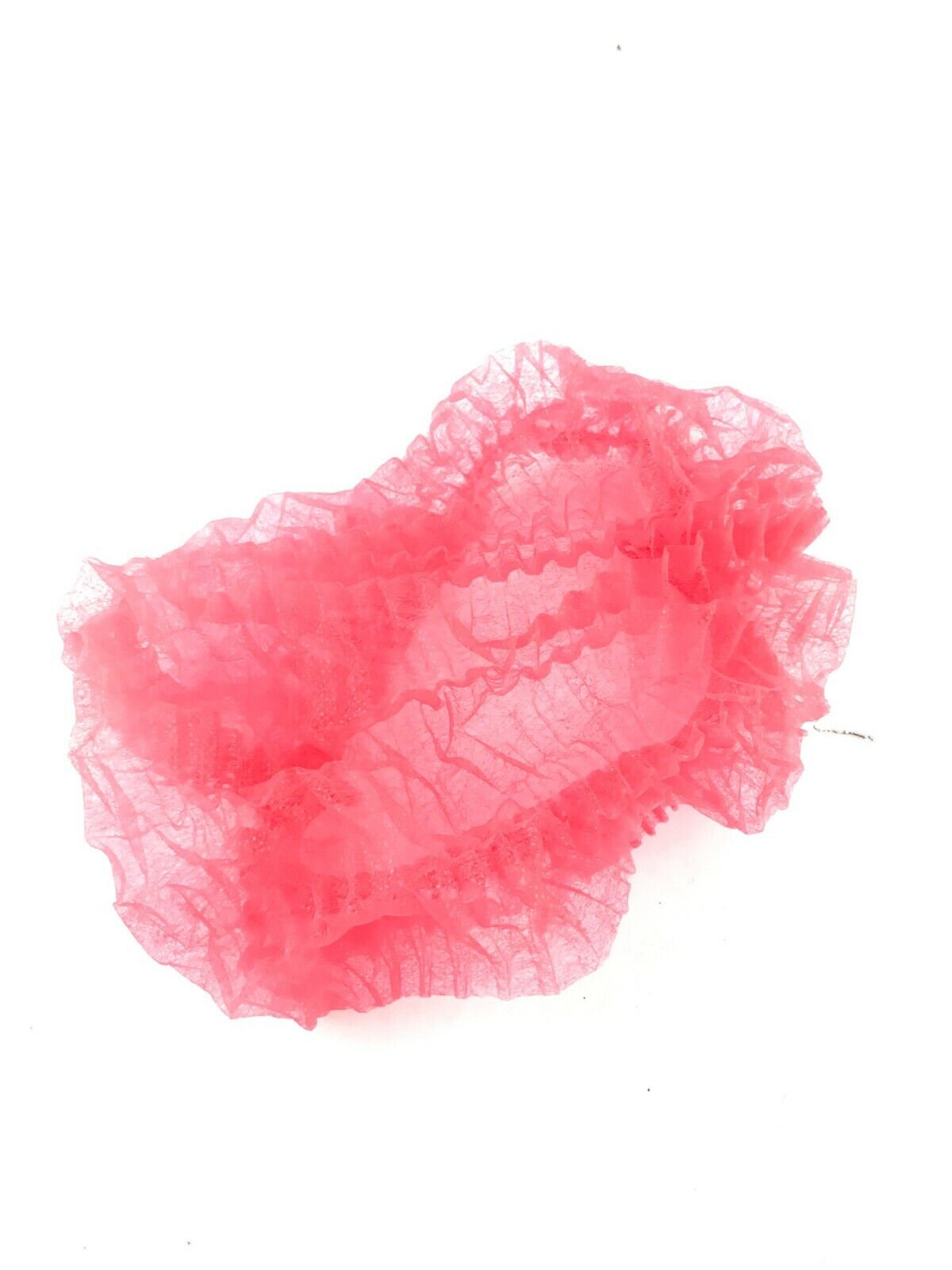 Disposable Hair Nets Mob Caps Head Beard Cover Mop Cap Red Non Woven 100 PCS