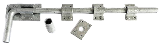 Tee Hinge 18" (450mm) Double Gate Kit Galvanized inc all fixings