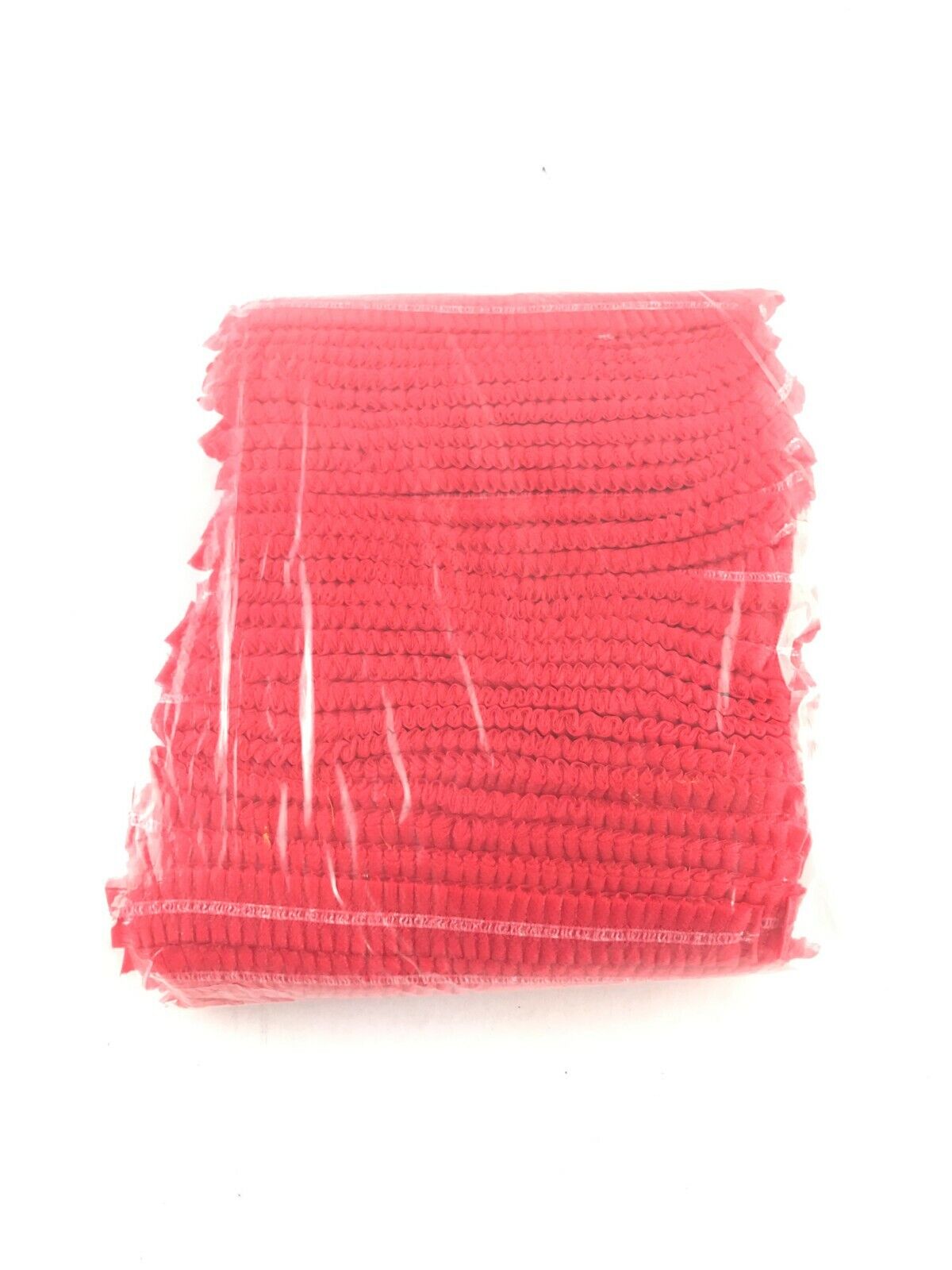 Disposable Hair Nets Mob Caps Head Beard Cover Mop Cap Red Non Woven 100 PCS