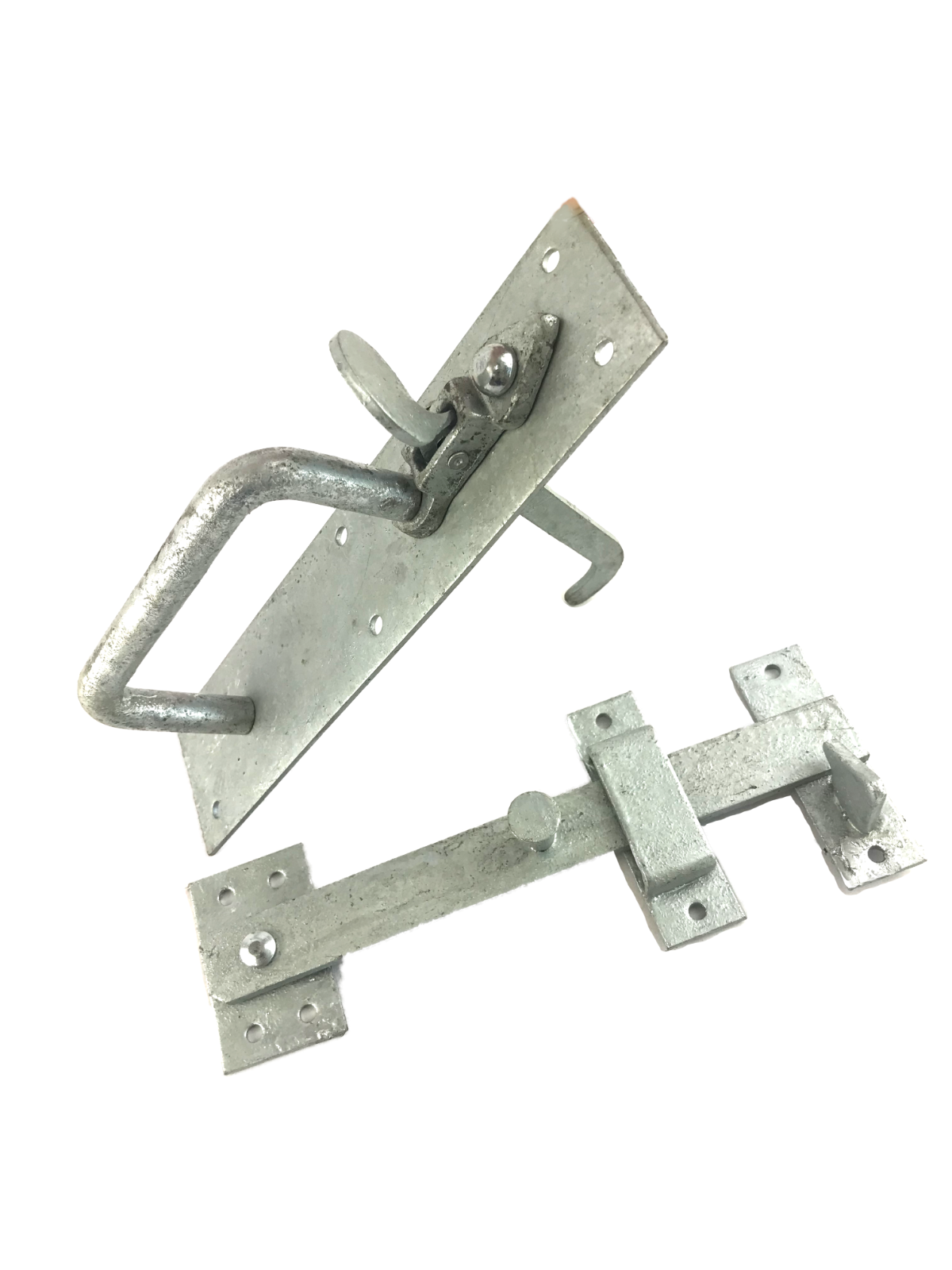 Hook and Band Straight Hinge Gate Kit Set Galvanised Heavy Duty Garden Shed Door