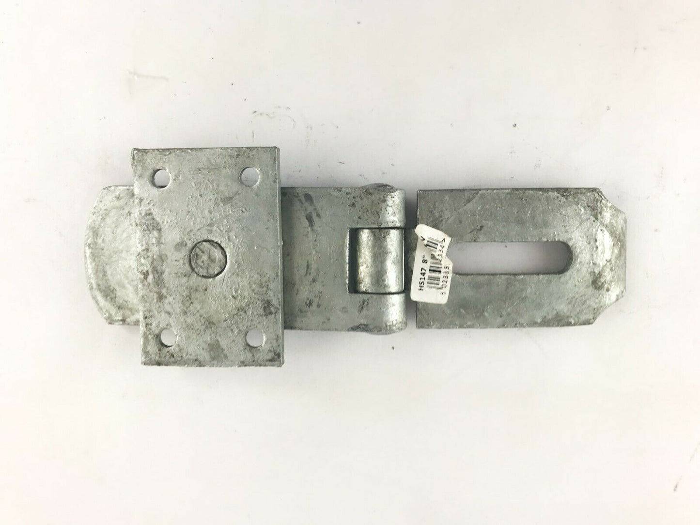 Swivel Hasp & Staple Locking Bar 8" Heavy Duty Galvanised Gate Shed Door Lock