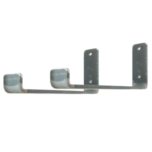 6" 152 mm Rustic Scaffold Board Shelf Brackets Handmade Industrial Steel Metal