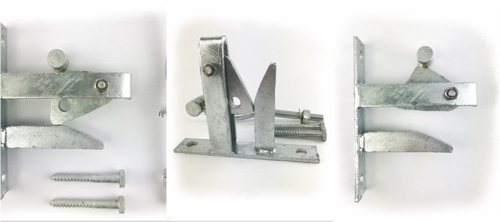 Field Gate Latch Heavy Duty Catch Galvanised Self Locking Pad lockable