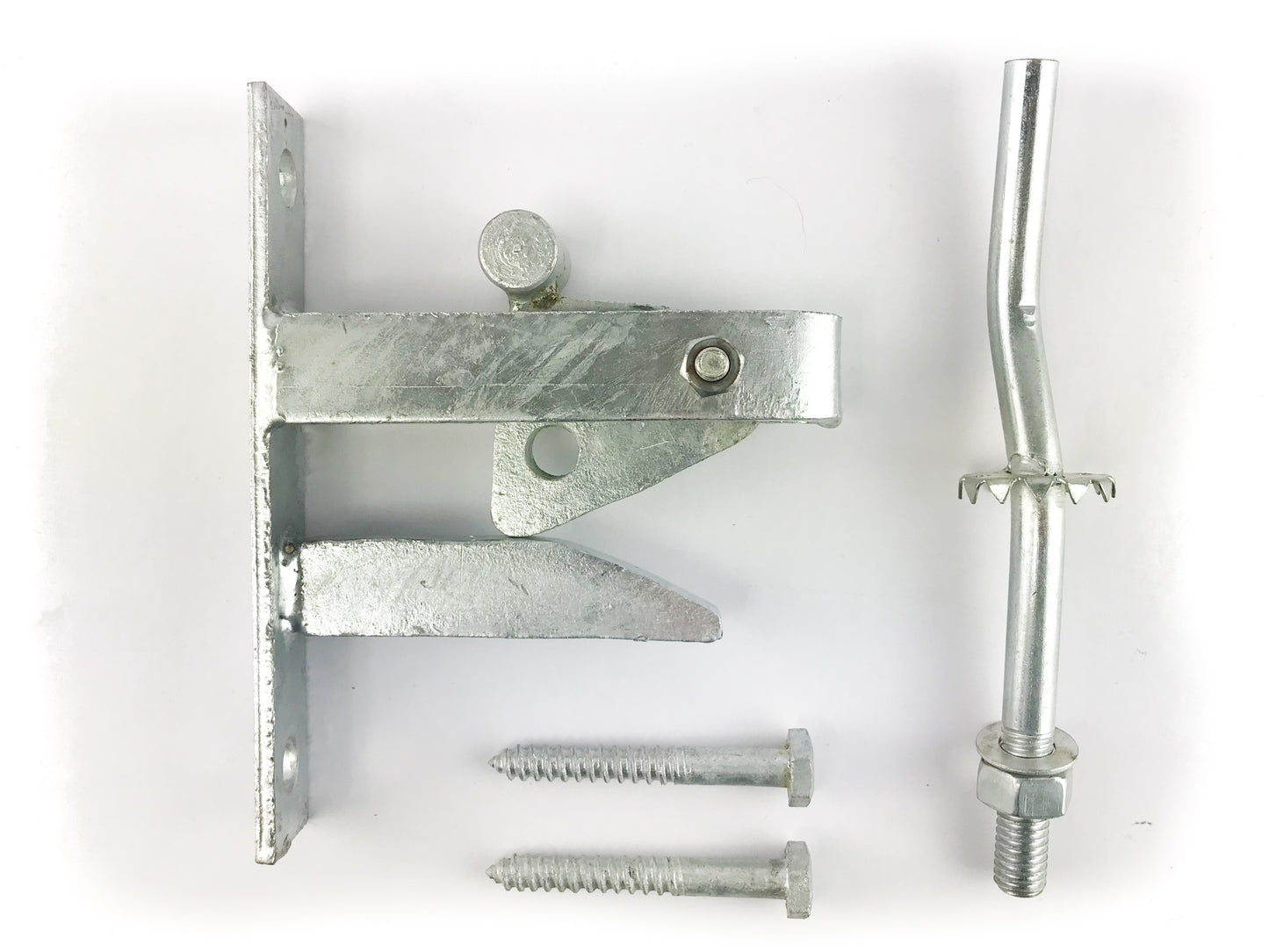 Field Gate Latch Heavy Duty Catch Galvanised Self Locking Pad lockable